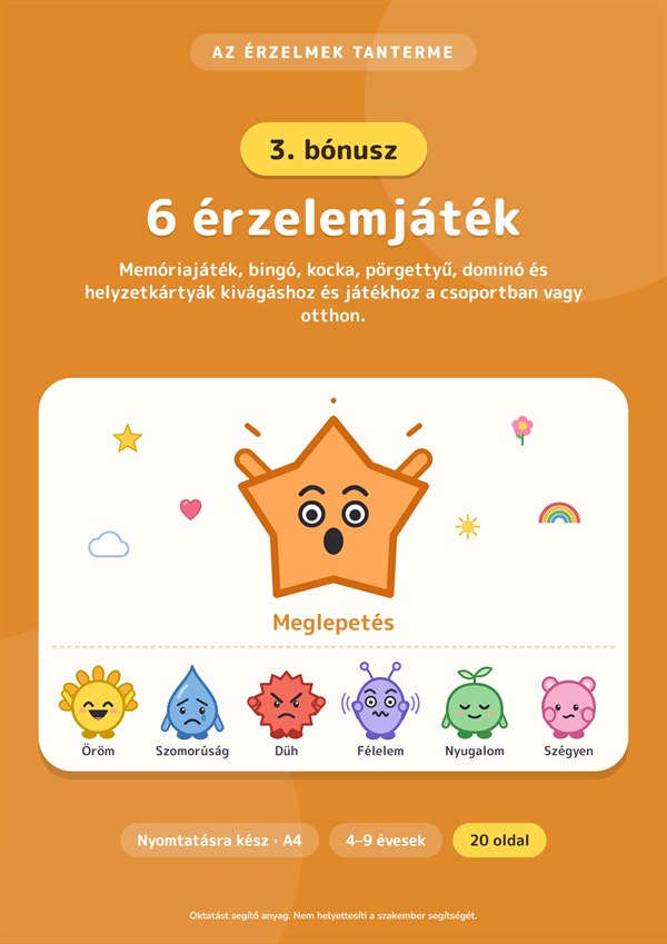Bónusz 3: 6 érzelemjáték