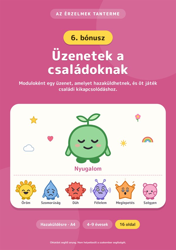 Bónusz 6: Üzenetek a családoknak