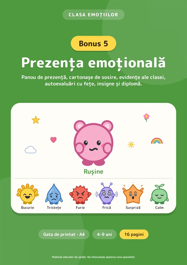 Bonus 5: Prezența emoțională